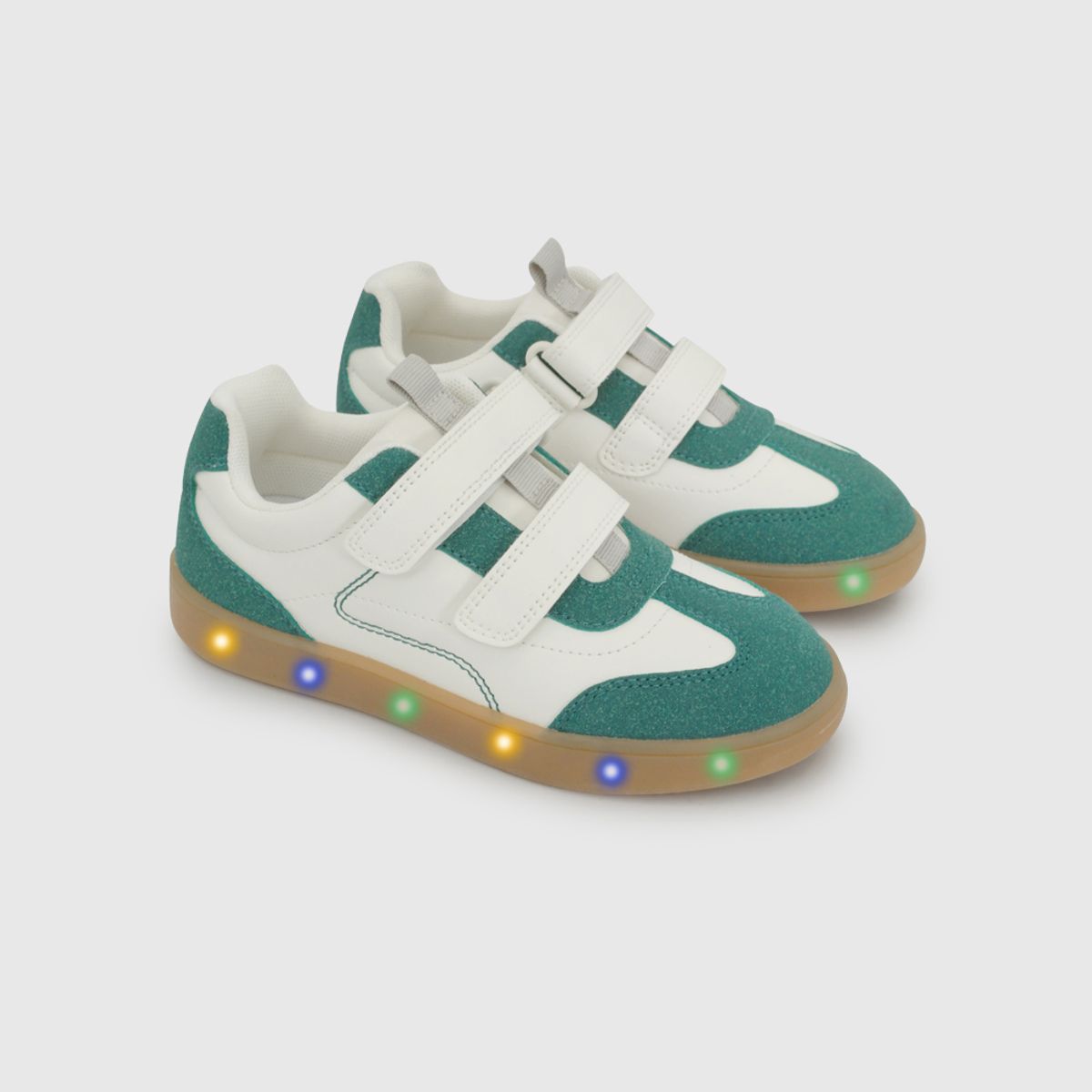 COLLOKY - Zapatilla Luces Kid Niño Blanco