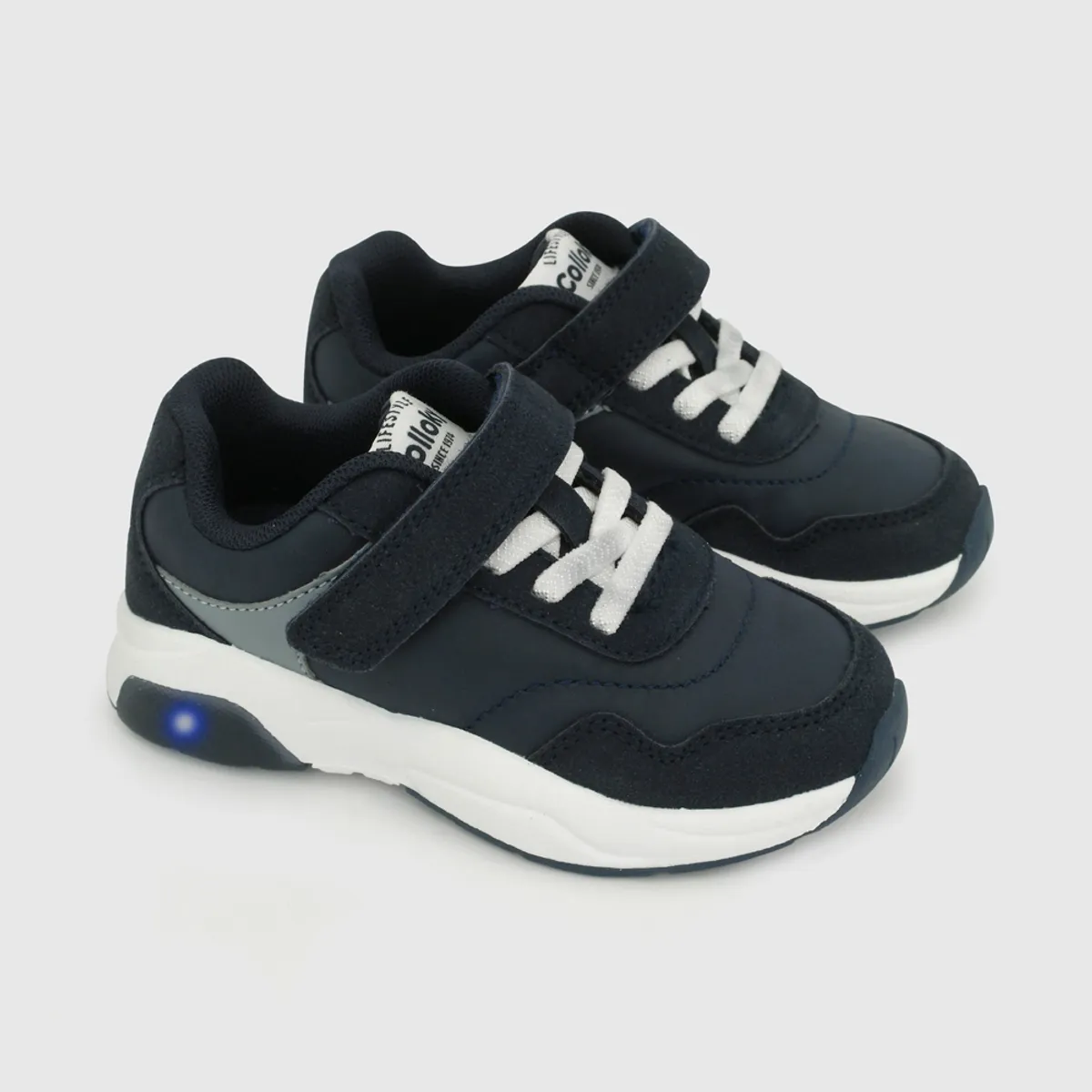 COLLOKY - Zapatilla Luces Caminante Niño Azul