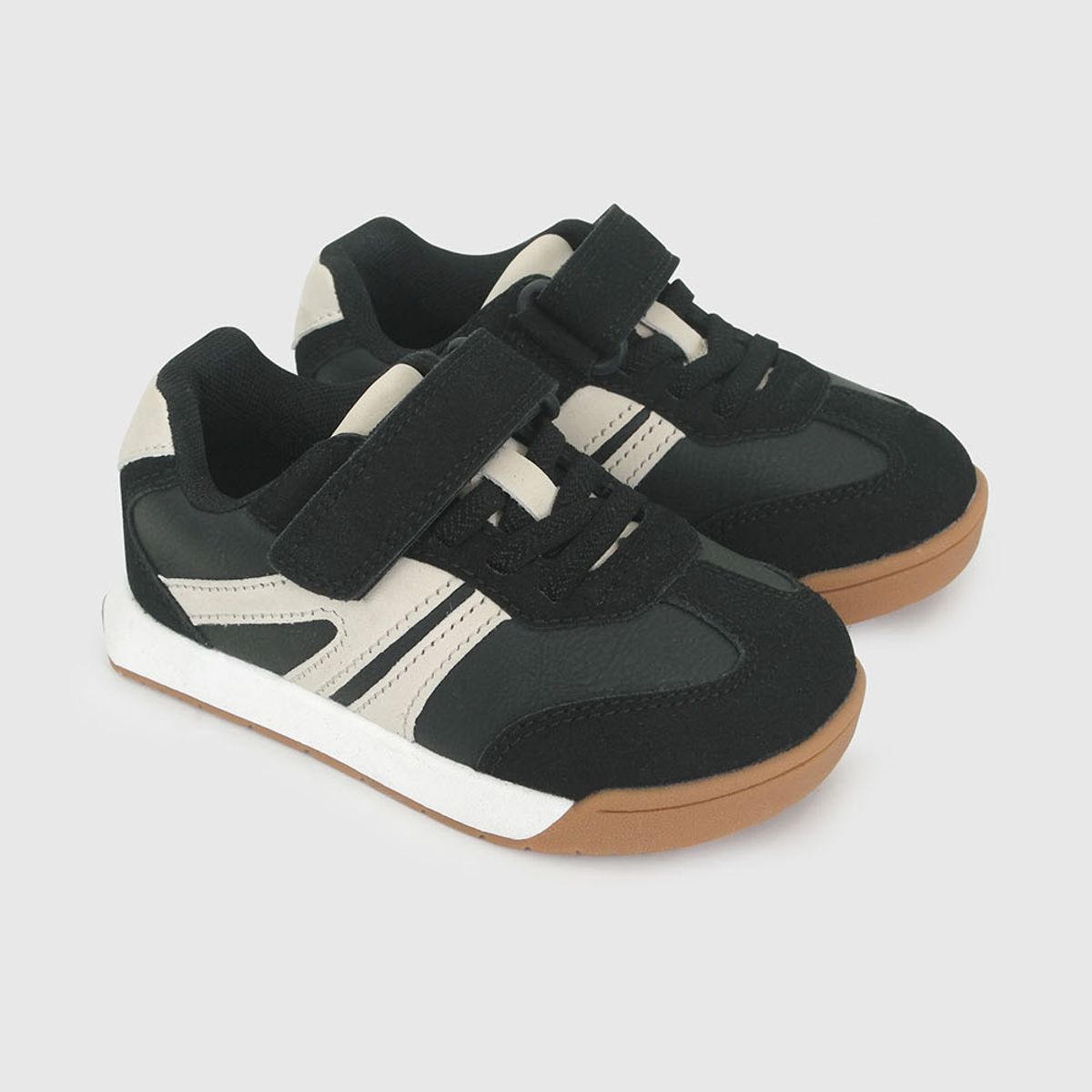 COLLOKY - Zapatilla Casual Caminante Niño Negro