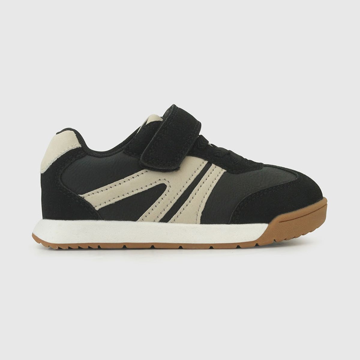 COLLOKY - Zapatilla Casual Caminante Niño Negro