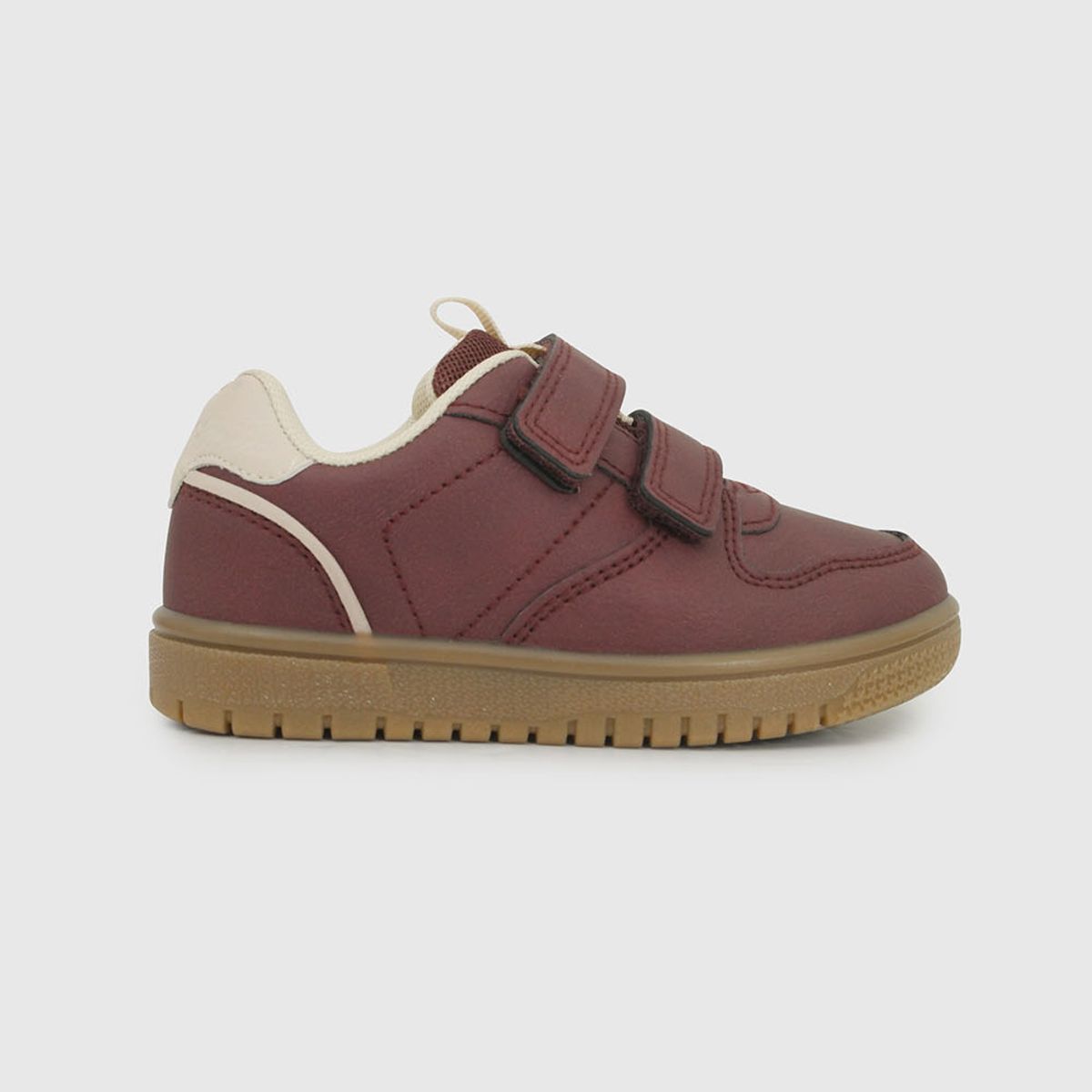 COLLOKY - Zapatilla Casual Caminante Niño Burdeo