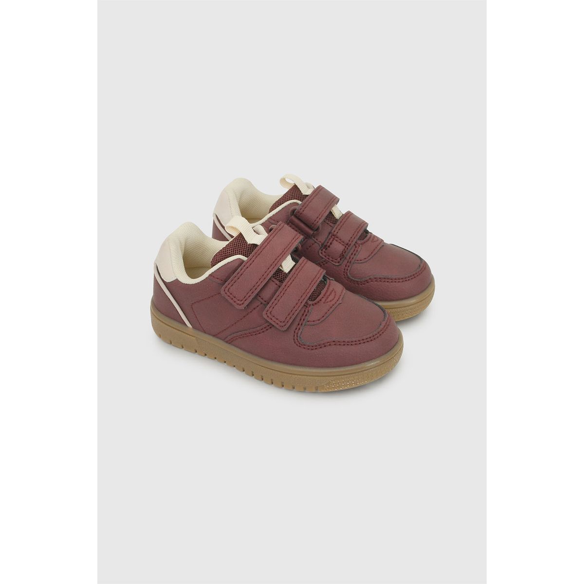 COLLOKY - Zapatilla Casual Caminante Niño Burdeo