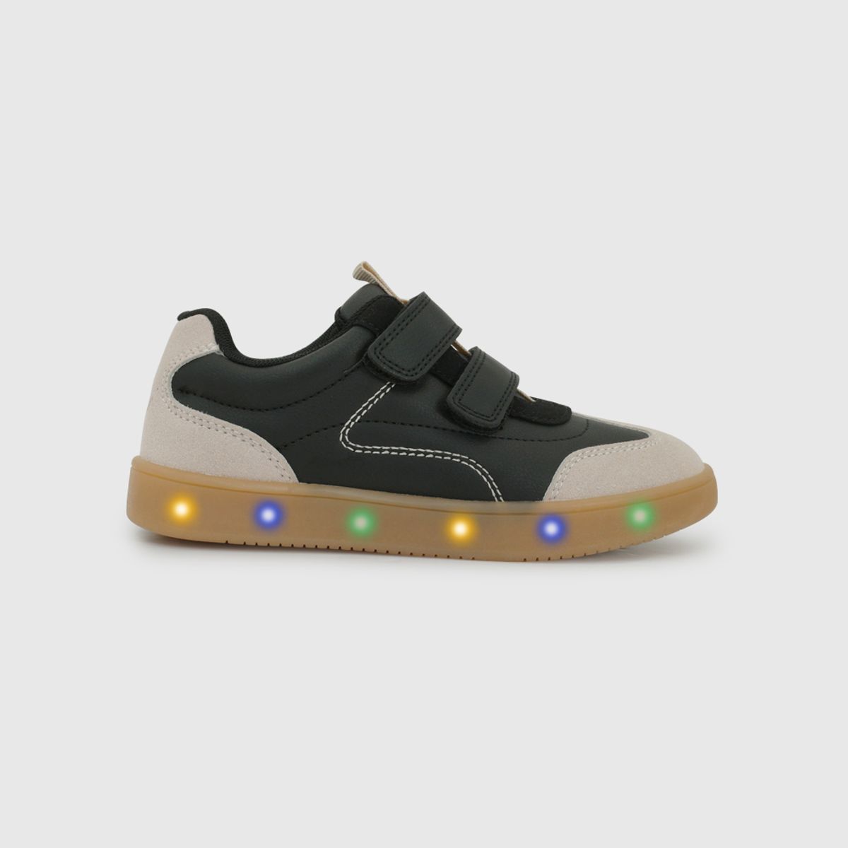COLLOKY - Zapatilla Luces Kid Niño Negro