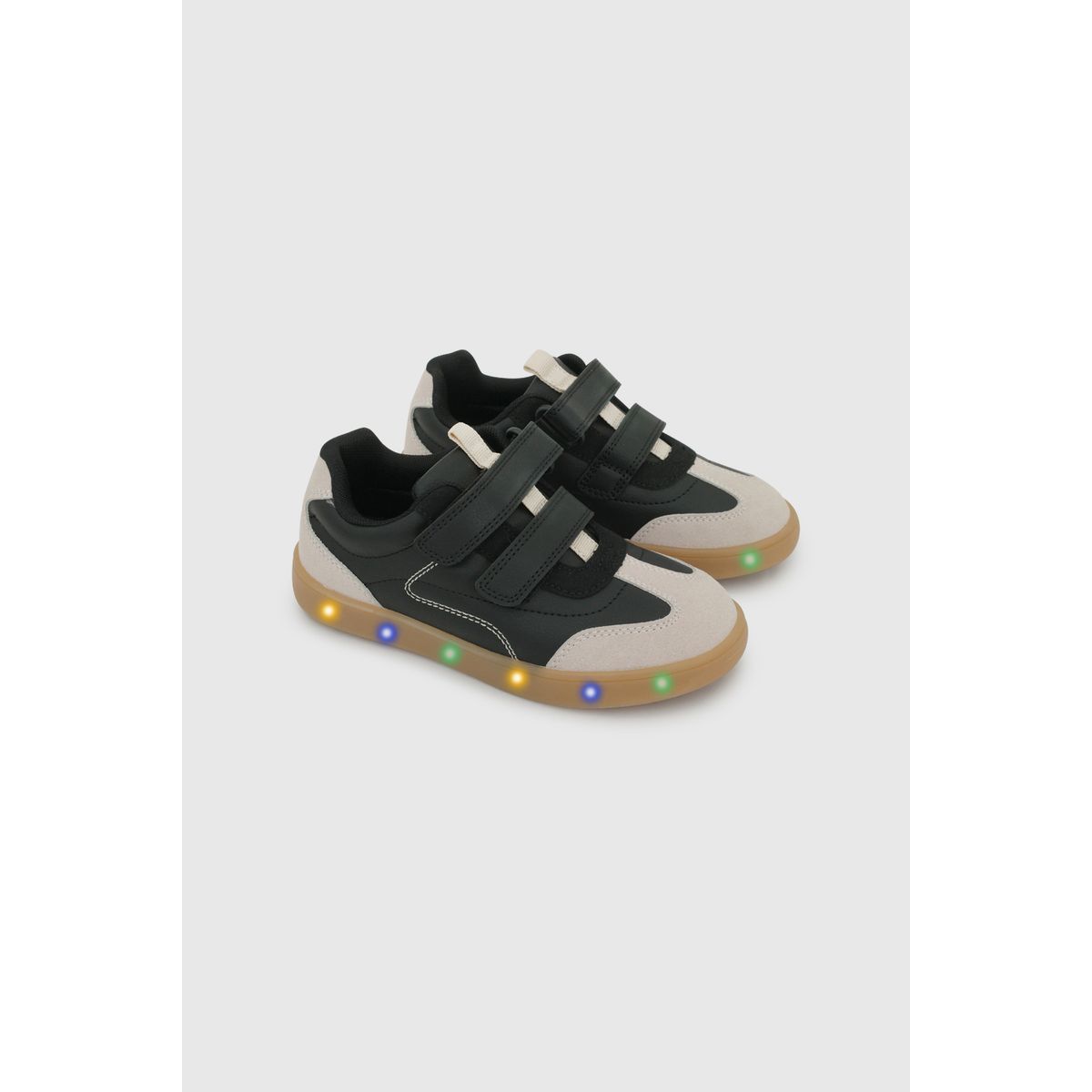 COLLOKY - Zapatilla Luces Kid Niño Negro