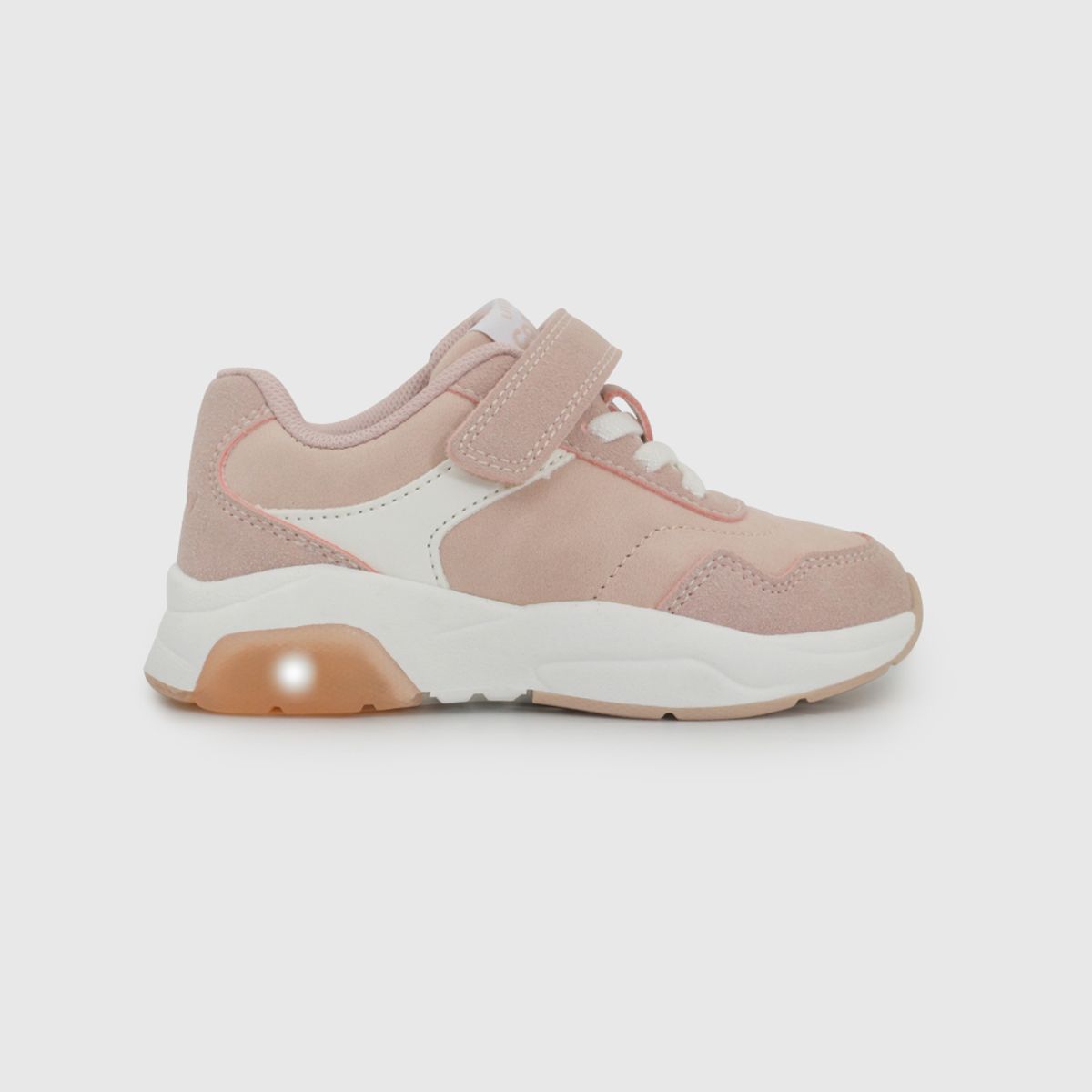 COLLOKY - Zapatilla Luces Caminante Niña Rosado