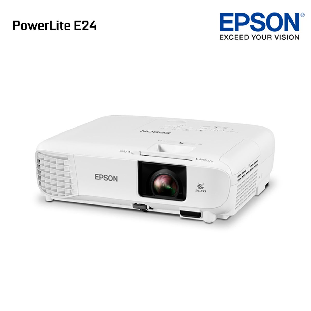 EPSON - Proyector Epson PowerLite E24 XGA 1024x768 3600 Lumens 3LCD V11HB51021