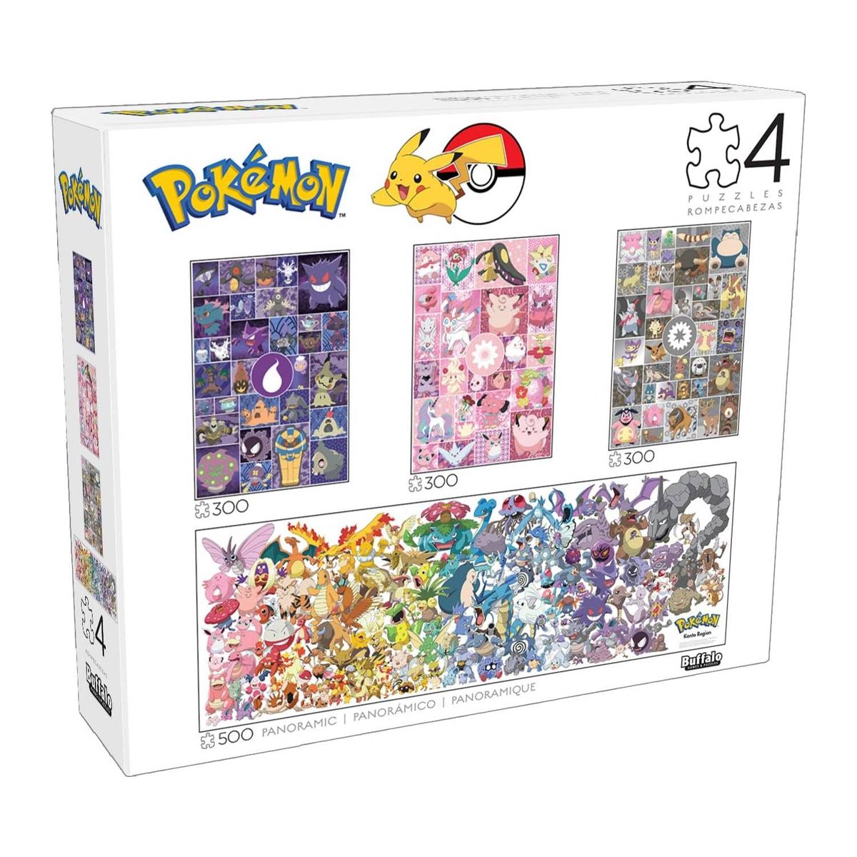 POKEMON - Pokemon Rompecabeza Multipack Buffalo