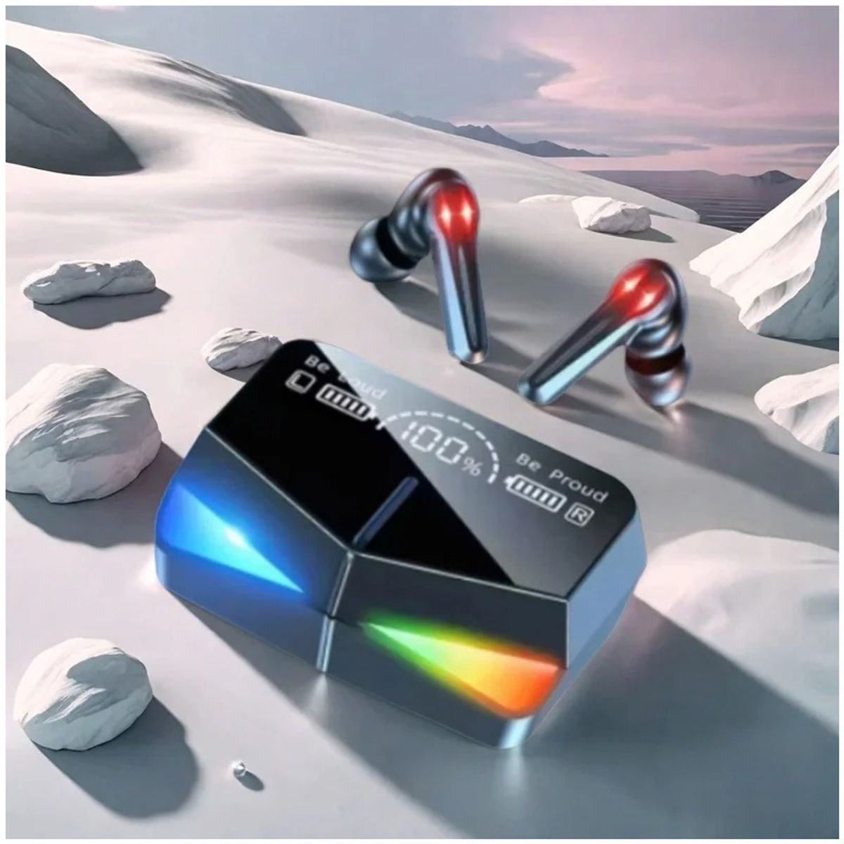 GENERICO - Audífonos Inalámbricos Gamer M28 Conexión Bluetooth Color Negro