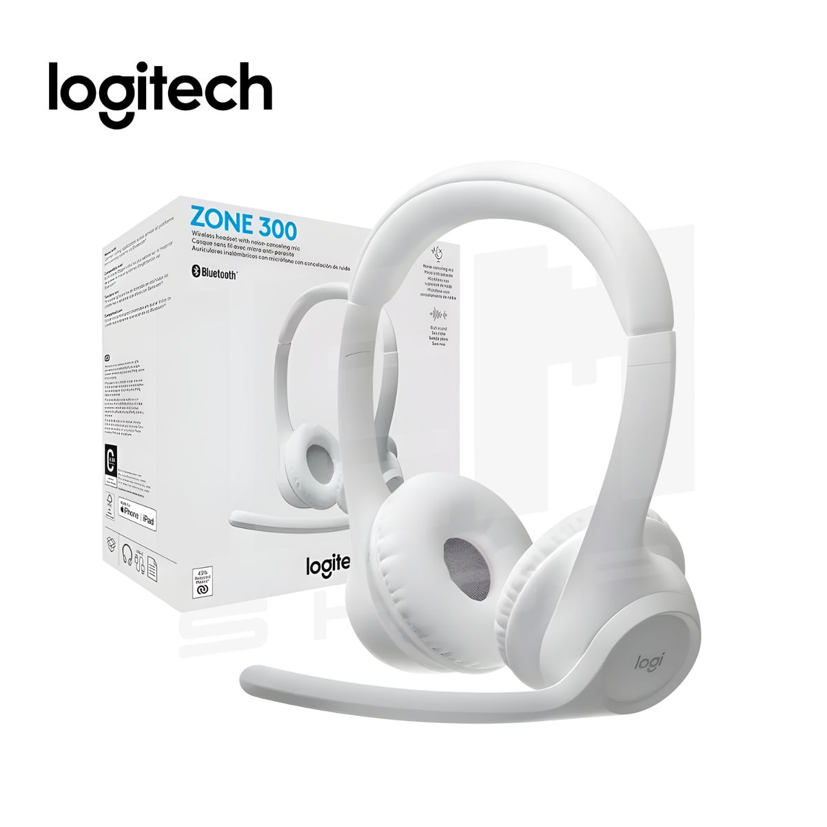 LOGITECH - Audífonos Inalámbricos Logitech Zone 300 con micrófono Blanco