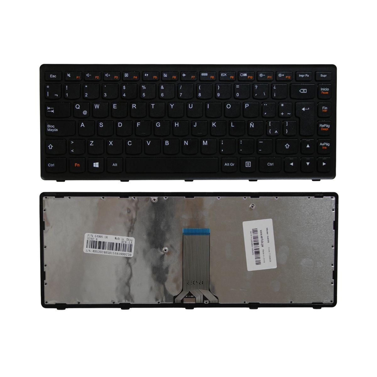 LENOVO - Teclado Para Laptop Lenovo G400S S410P