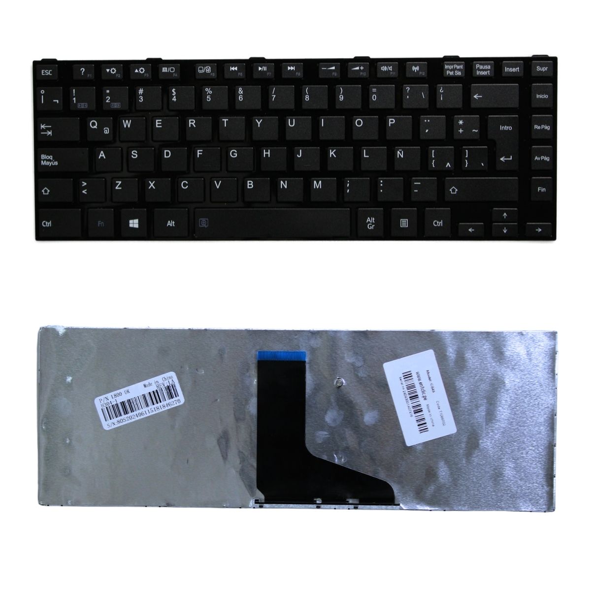 TOSHIBA - Teclado Para Laptop Toshiba C845 L845