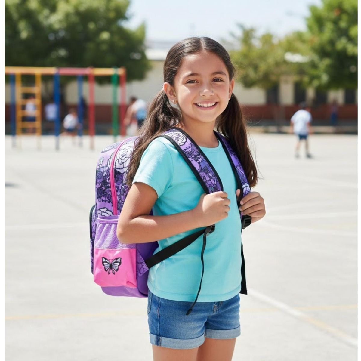 SCOOL - Mochila Para Niña Satin Kuromi Scool