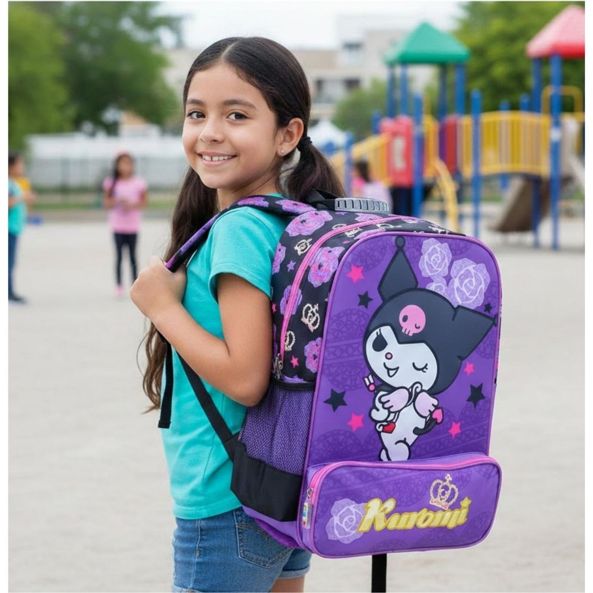 SCOOL - Mochila Para Niña 3D Kuromi Scool