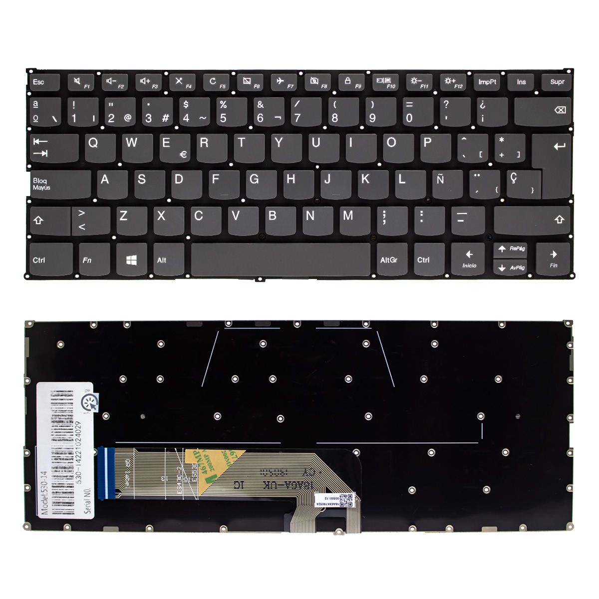 LENOVO - Teclado Para Laptop Lenovo 530-14 C340-14API