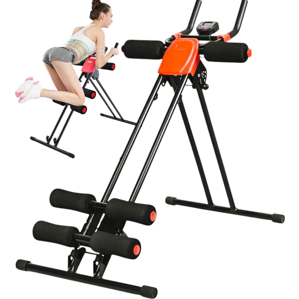 GENERICO - Maquina de Abdominales Shaper Moldeador Cruncher Ejercitador 5 Min Shaper