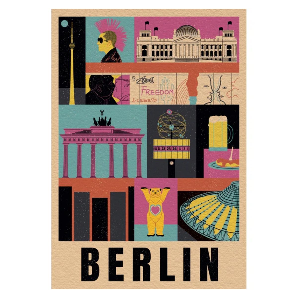 CLEMENTONI - Rompecabezas Clementoni Style In The City - Berlin - 1000 pzs