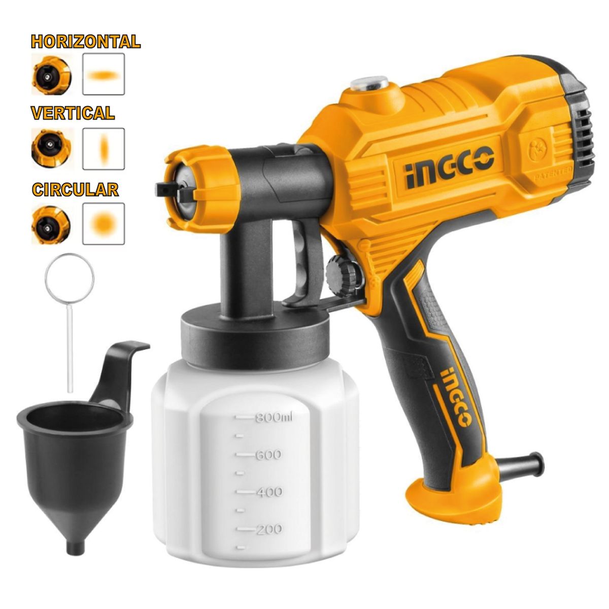 INGCO TOOLS - Pistola para Pintar Eléctrica INGCO 450W SPG3508