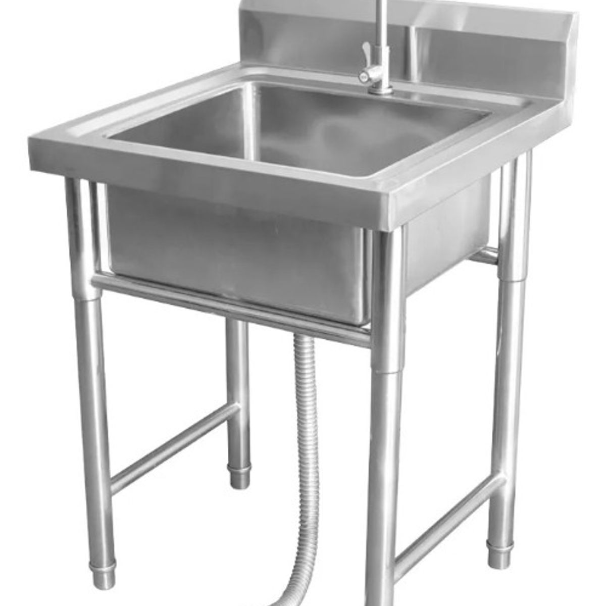 Lavadero Individual  Griferia Acero Inoxidable Plateado, marca LABALAOS - Foto Principal