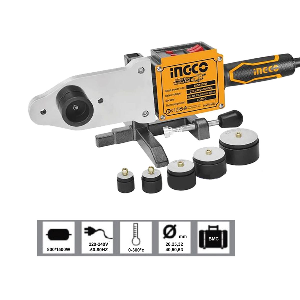 INGCO TOOLS - Termofusora Ingco 1500W PTWT215002