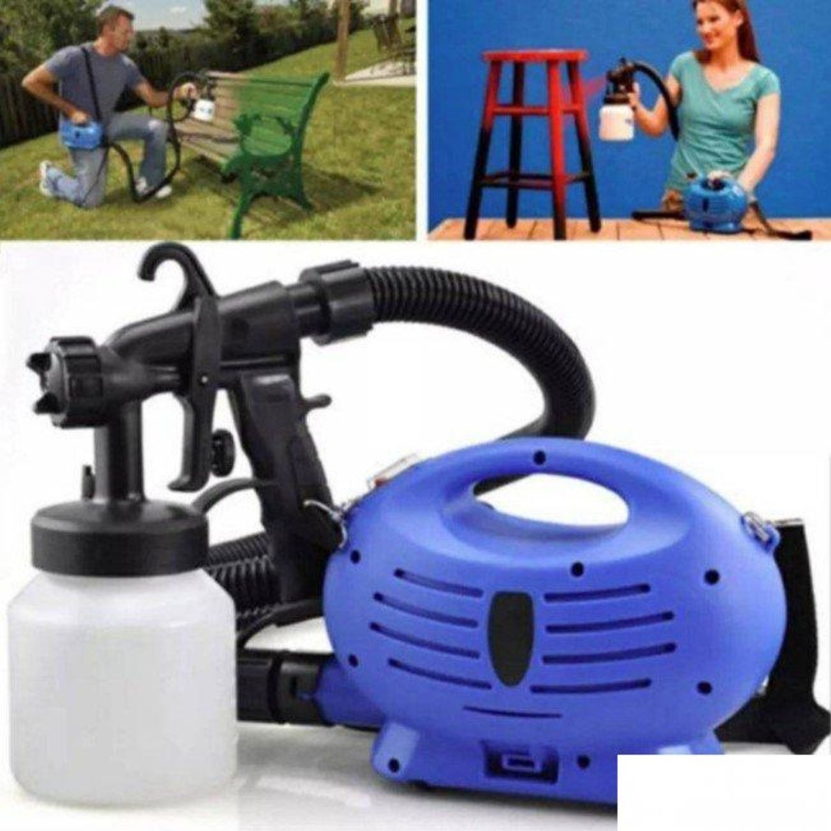 OEM - Sistema Pulverizador de Pintura Profesional 650W - Pinta Paredes y Muebles Fácil