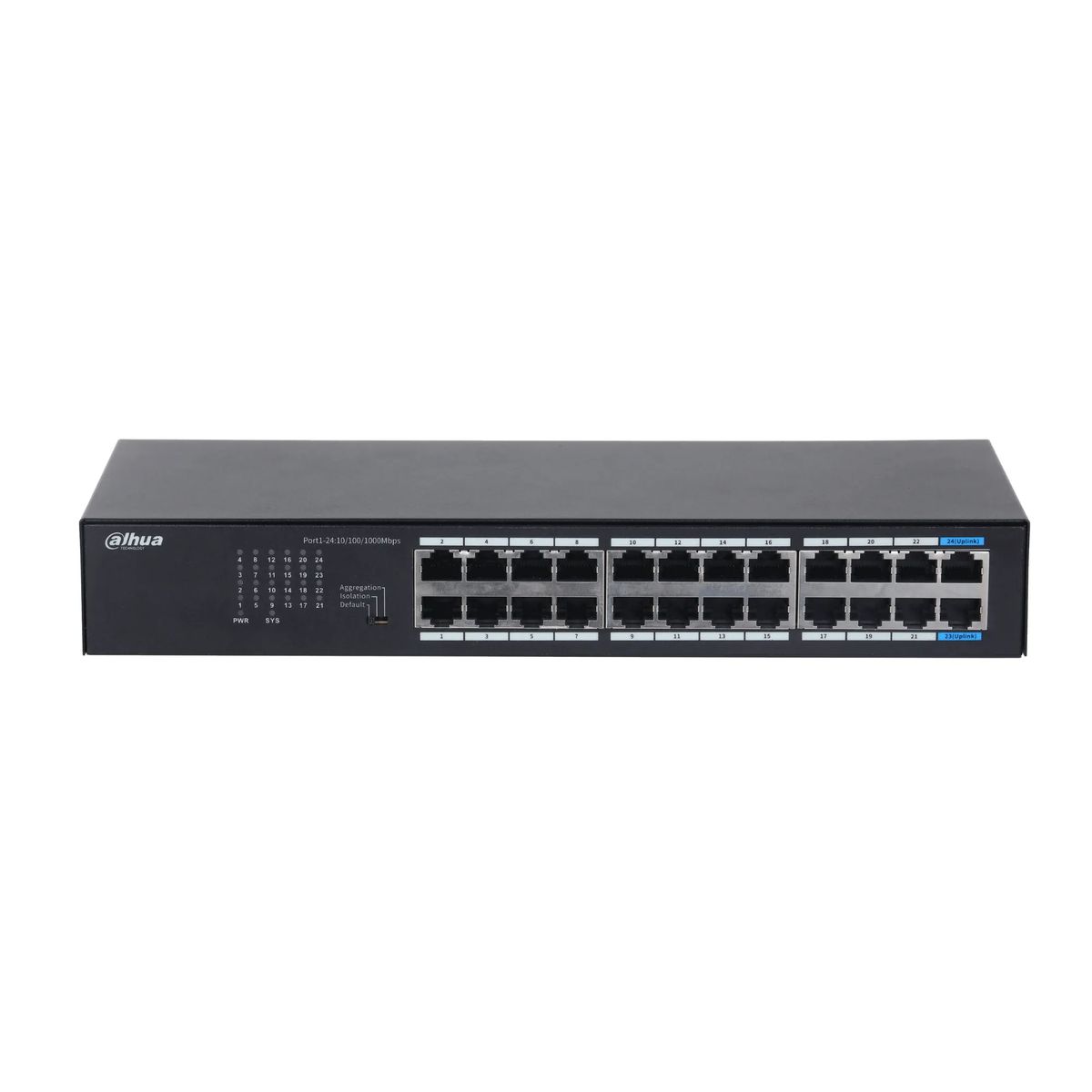 DAHUA - DAHUA DH-S3024-24GT Switch Gigabit No Administrado 24 Puertos