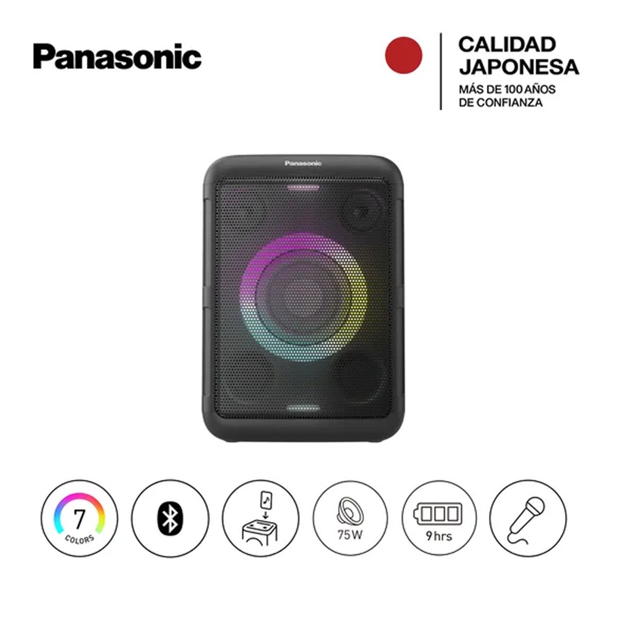 PANASONIC - PARLANTE INALAMBRICO PANASONIC BLUETOOTH - SC-BMAX5E-K