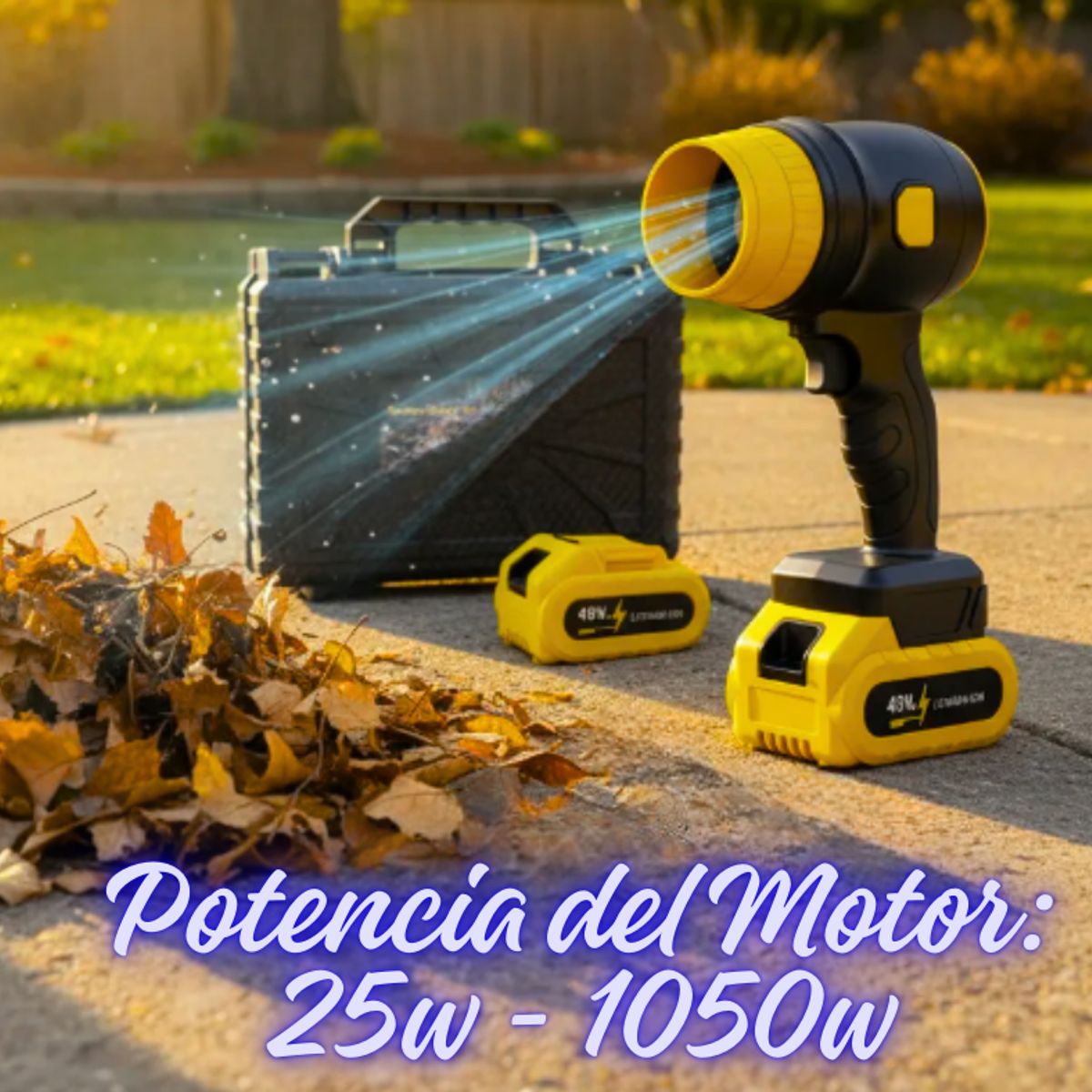 GENERICO - Sopladora Electrica Turbo Recargable potente 48V