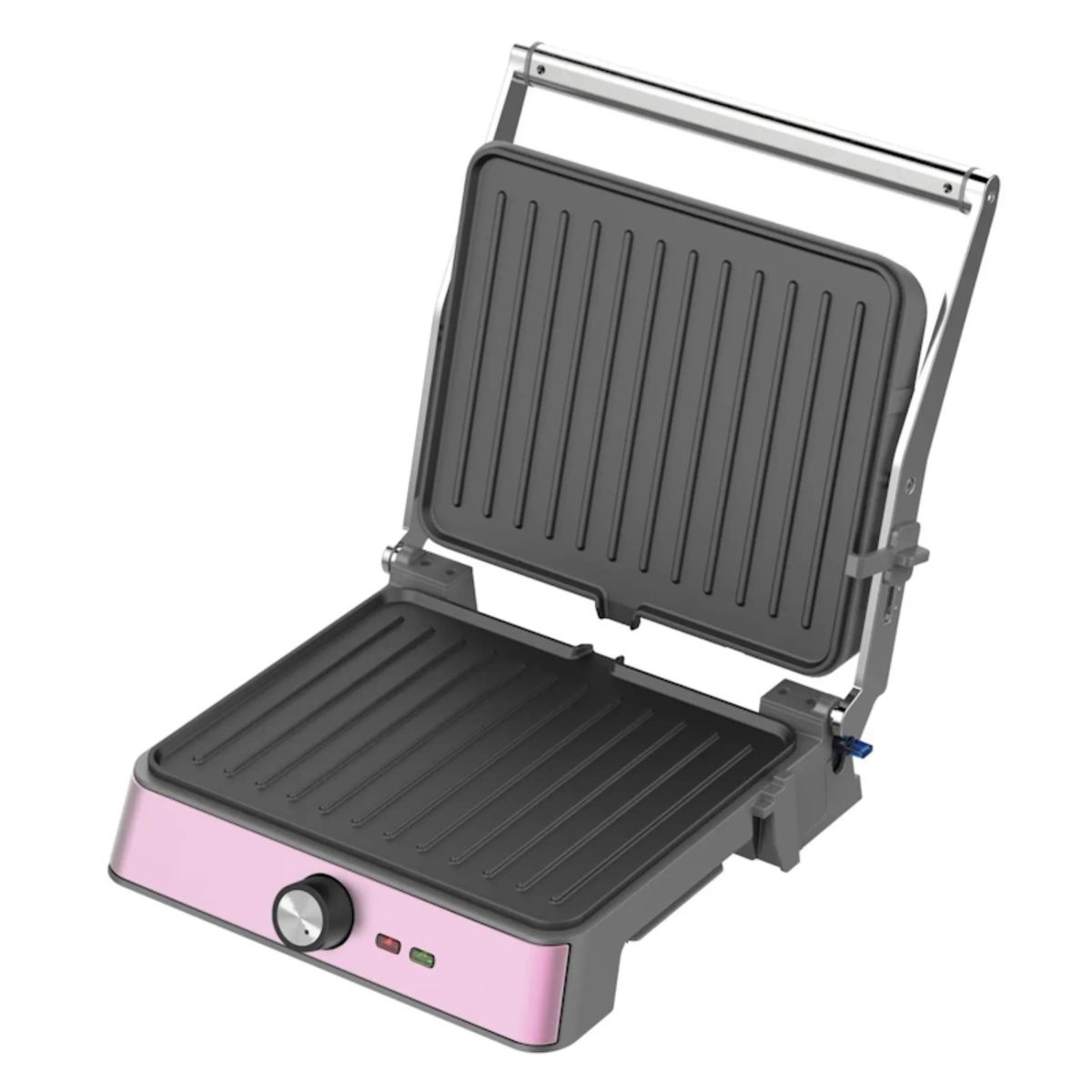 WESTINGHOUSE - Grill plancha eléctrico 2200W Retro WH rosado