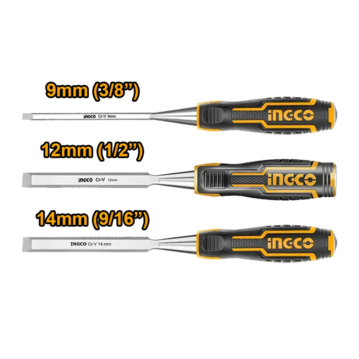 INGCO TOOLS - KIT 10 HERRAMIENTAS PROFESIONALES PARA CARPINTERÍA INGCO COS230906