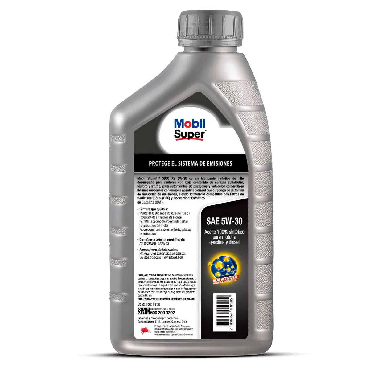 GENERICO - Aceite de Motor Mobil Super 3000 Full Sintetico 5W-30 LT