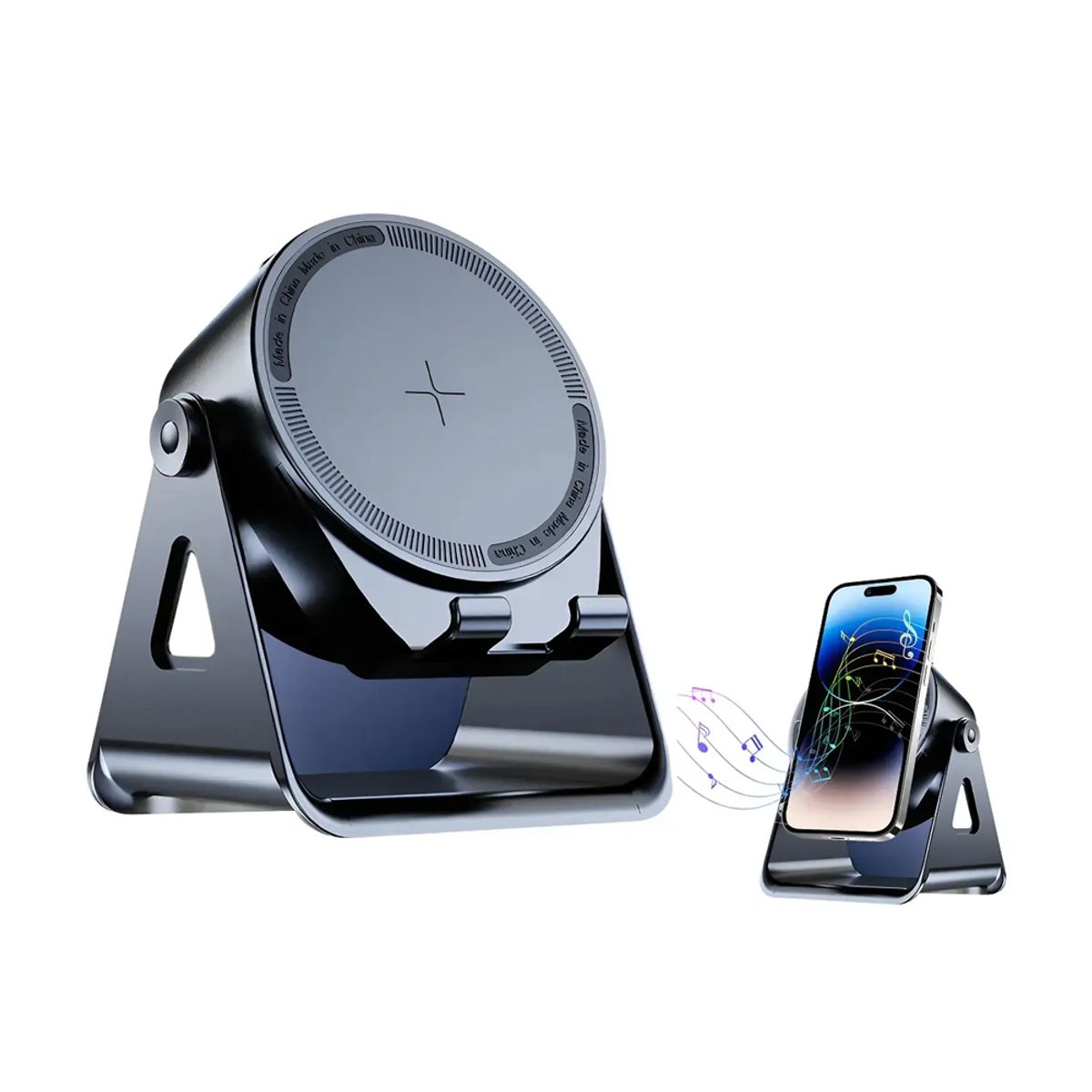 GENERICO - Altavoz con Inducción de Audio y Amplifica el Sonido con Soporte de Celular Bluetooth 5.3