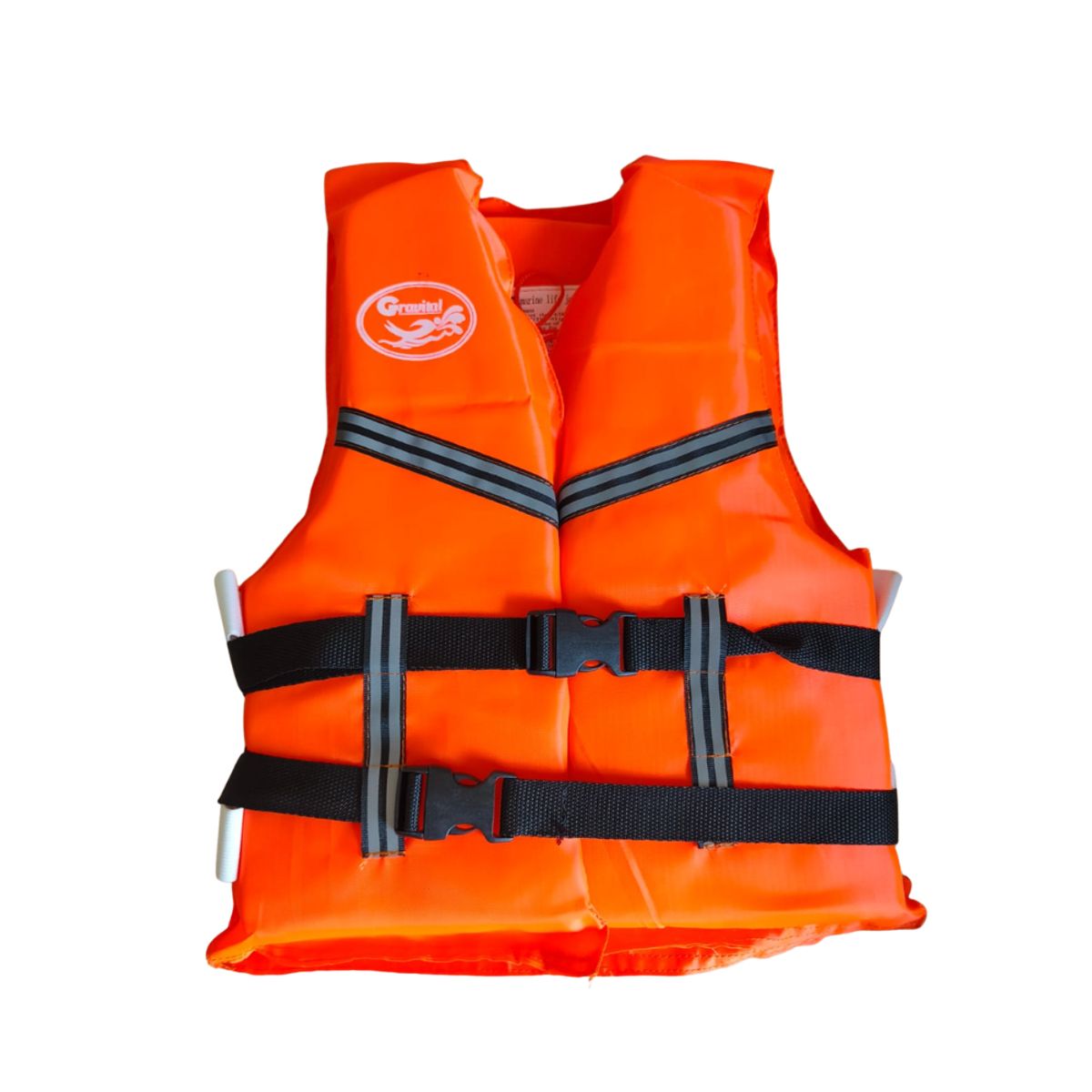 GRAVITAL - Chaleco Salvavidas  con silbato Gravital sin cuello Naranja Para Niños