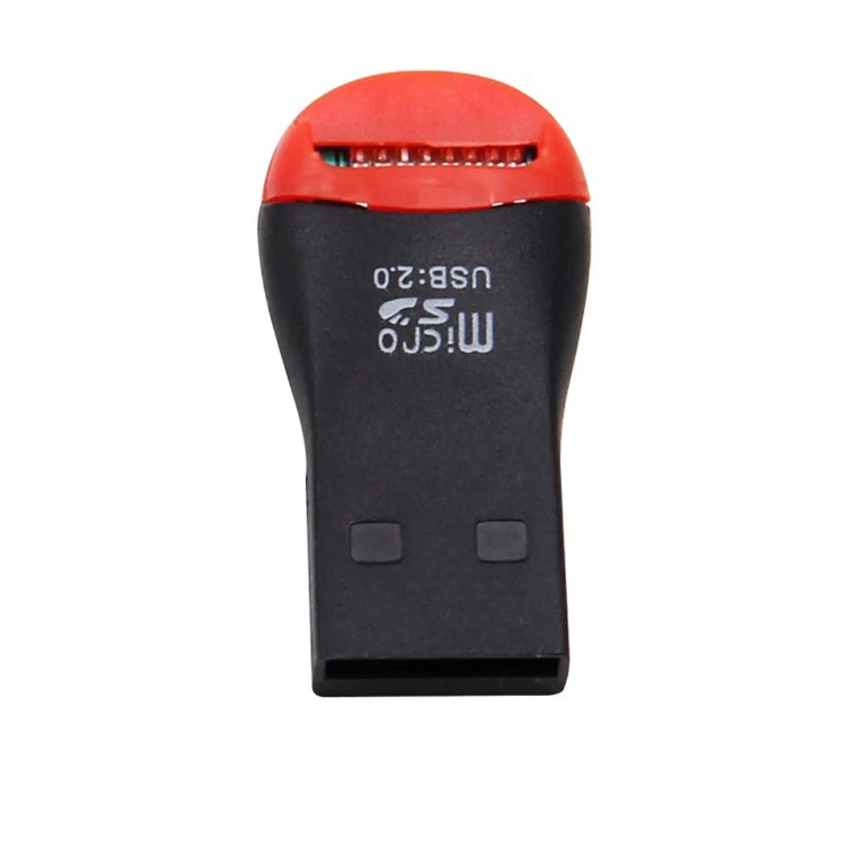 GENERICO - Lector Tarjeta De Memoria Micro SD USB 2.0 Universal Color Negro