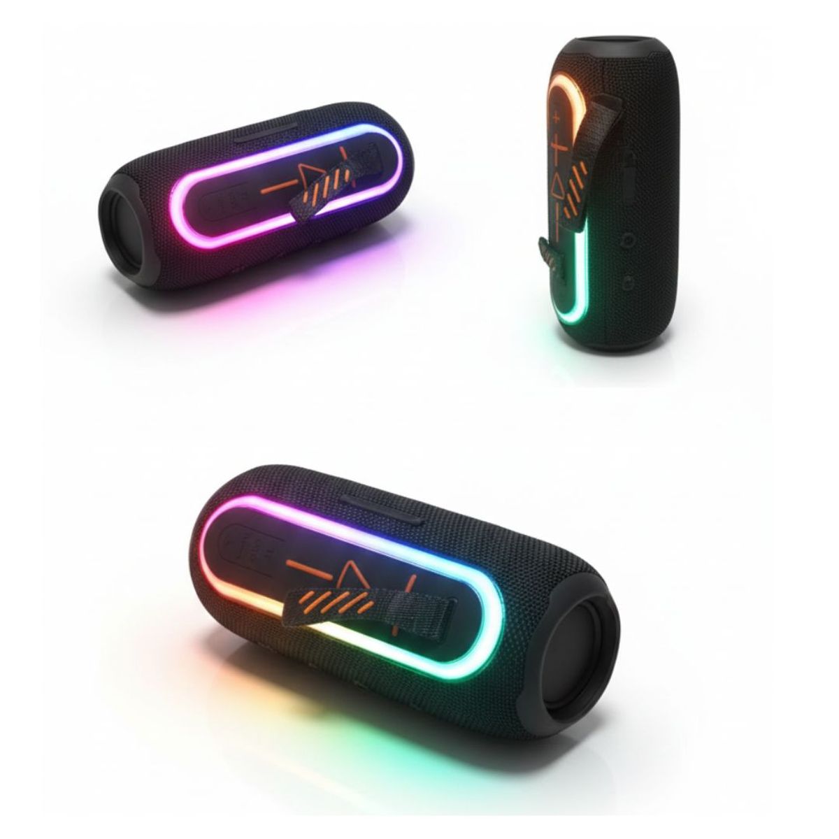 GENERICO - PARLANTE PORTÁTIL KIMISO KMS-220 NEGRO X-BASS