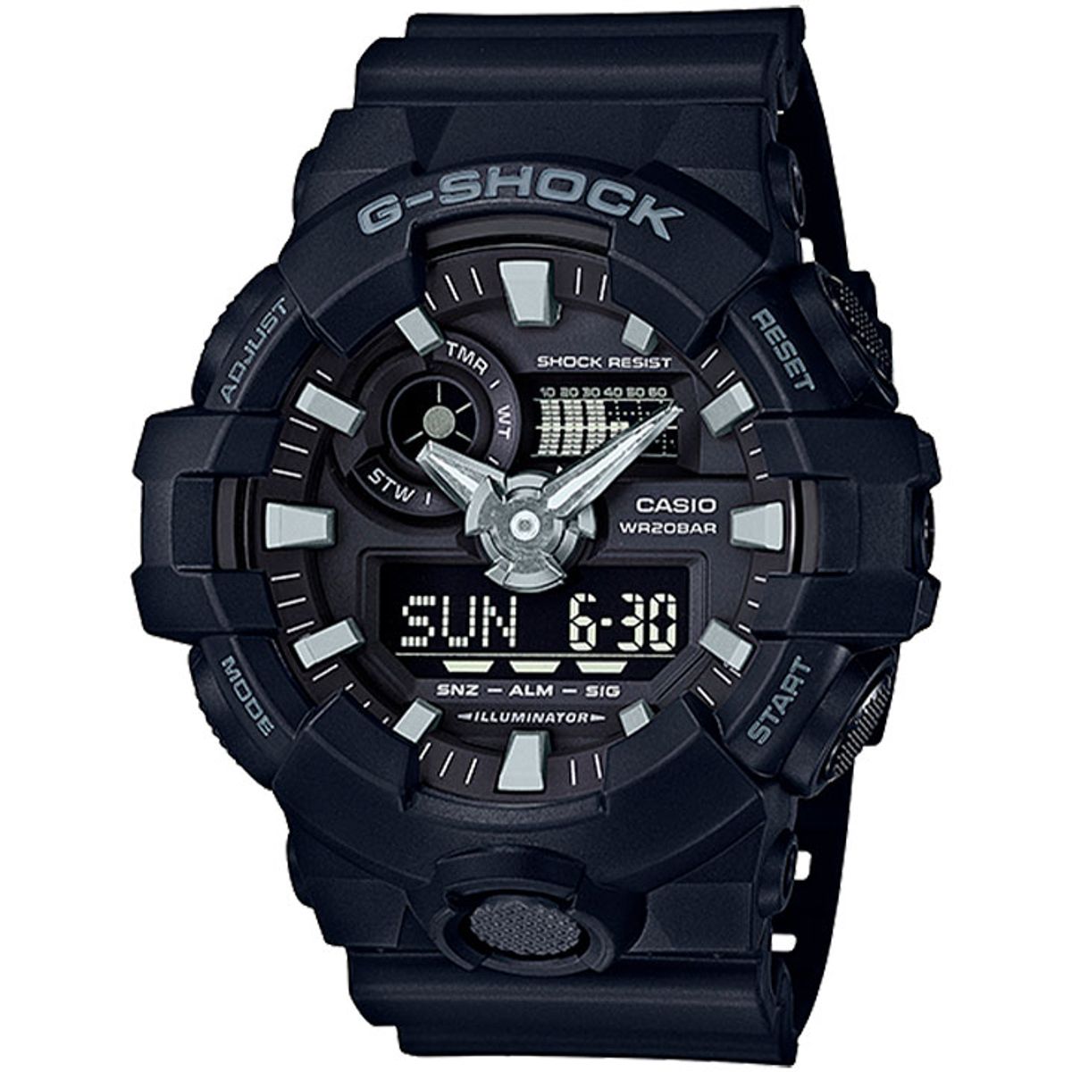 CASIO - Reloj Casio G-Shock GA-700-1B - Negro