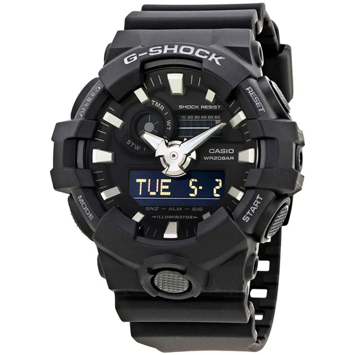CASIO - Reloj Casio G-Shock GA-700-1B - Negro