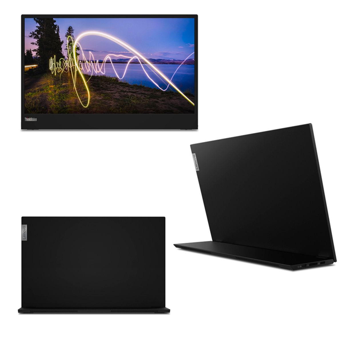 LENOVO - Monitor Lenovo ThinkVision M15 15.6" WLED IPS 1920x1080, 2x USB-C 3.2 G1 (DP 1.2 Alt Mode)