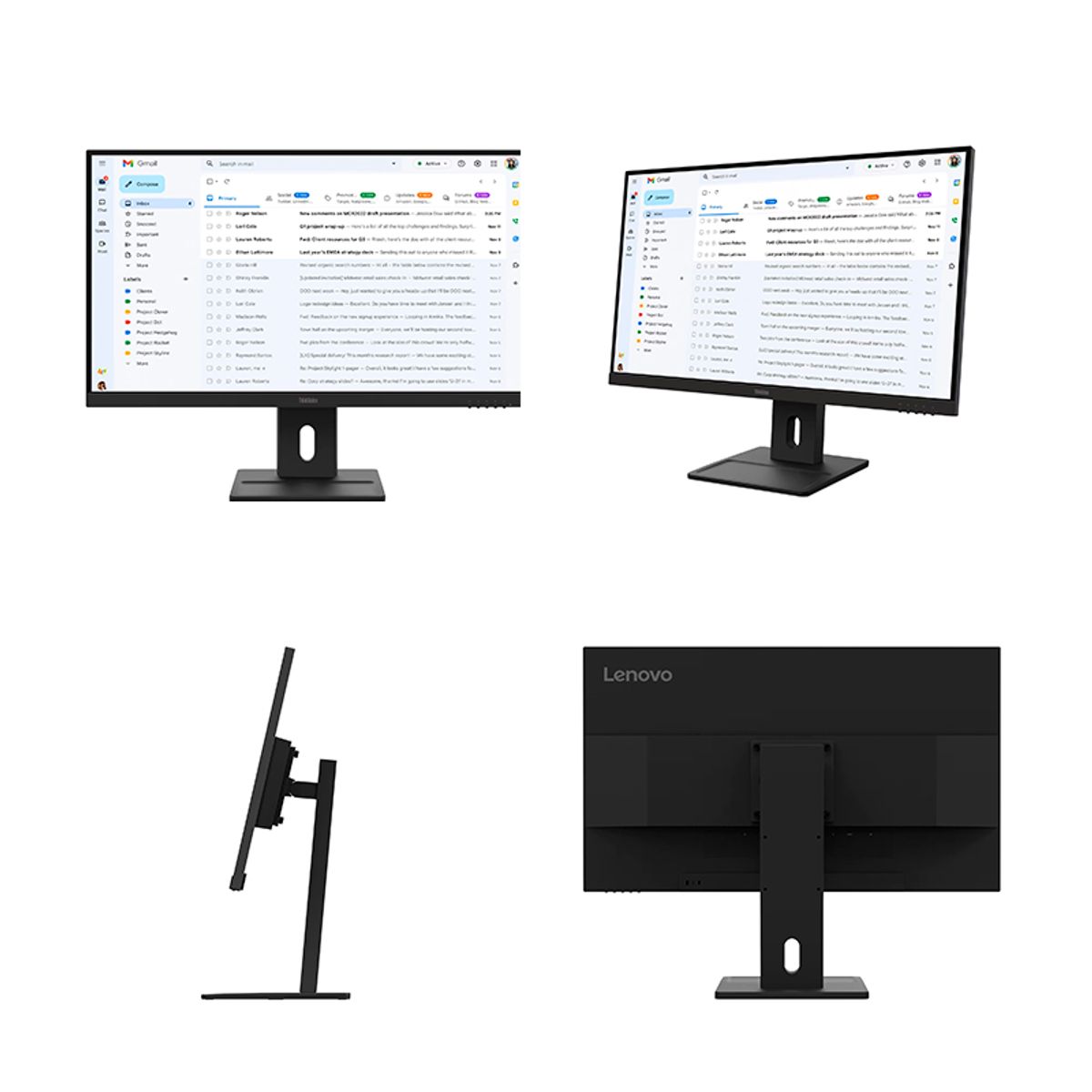 LENOVO - Monitor Lenovo ThinkVision E27-40, 27 WLEDFHDIPSHDMI x1DP x1VGA x1Parlantes 2Wx2