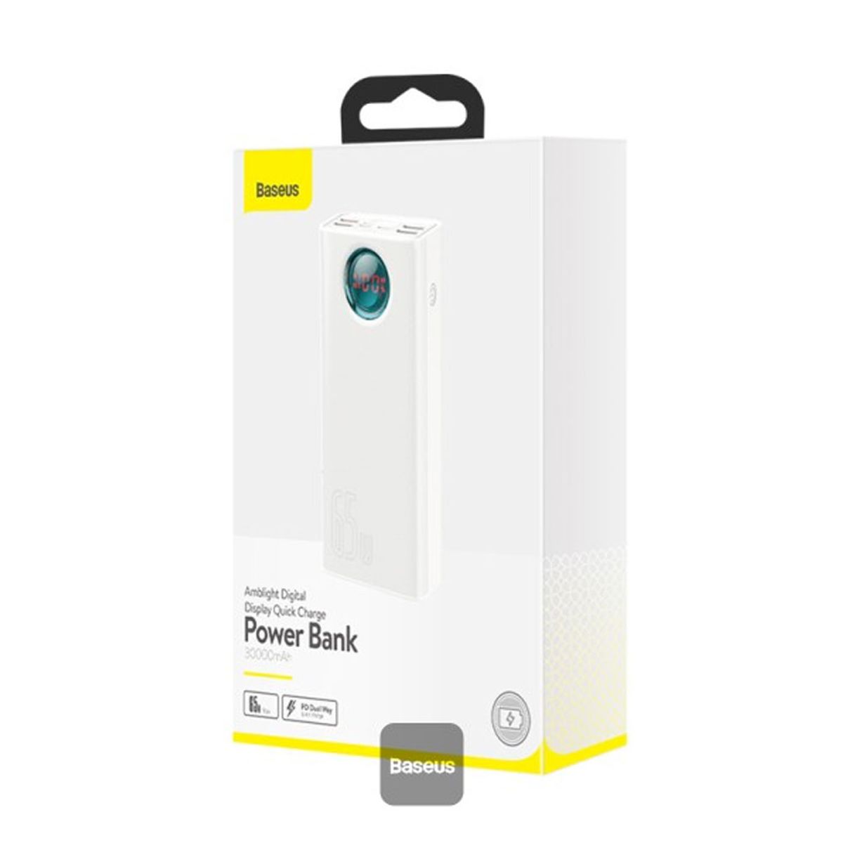 BASEUS - Power Bank Baseus Amblight 30,000mAh 65W - Blanco