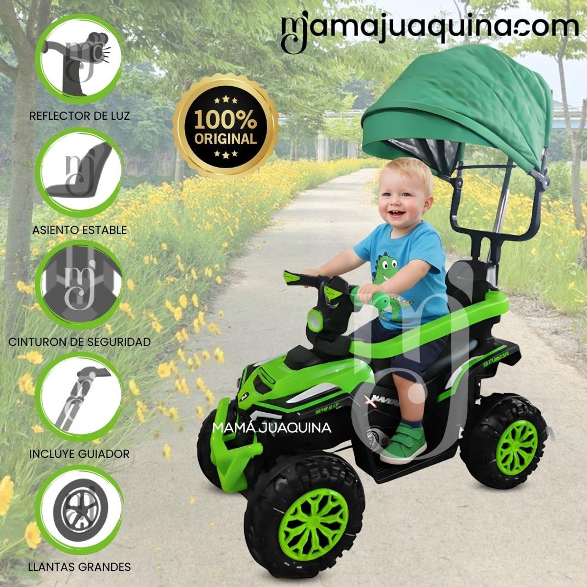 Baby - Correpasillo Guiador «MAVERICK II» Edición Exclusiva Green