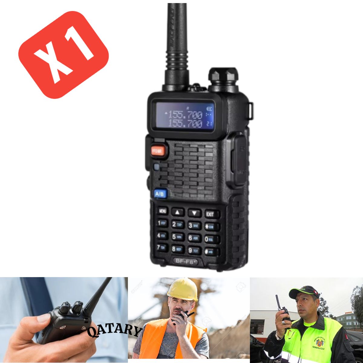 OEM - x1 Radio Walkie Talkie UV-5R Pack x2 Recargables - 128 Canales para Logística y Eventos
