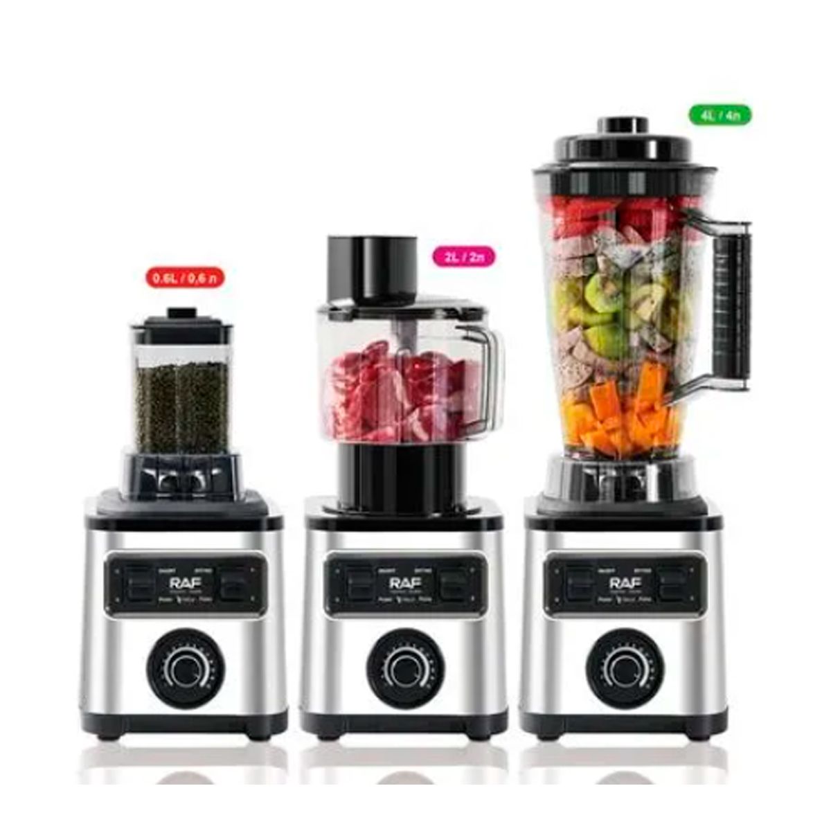 GENERICO - LICUADORA RAF ELÉCTRICA 3 EN 1