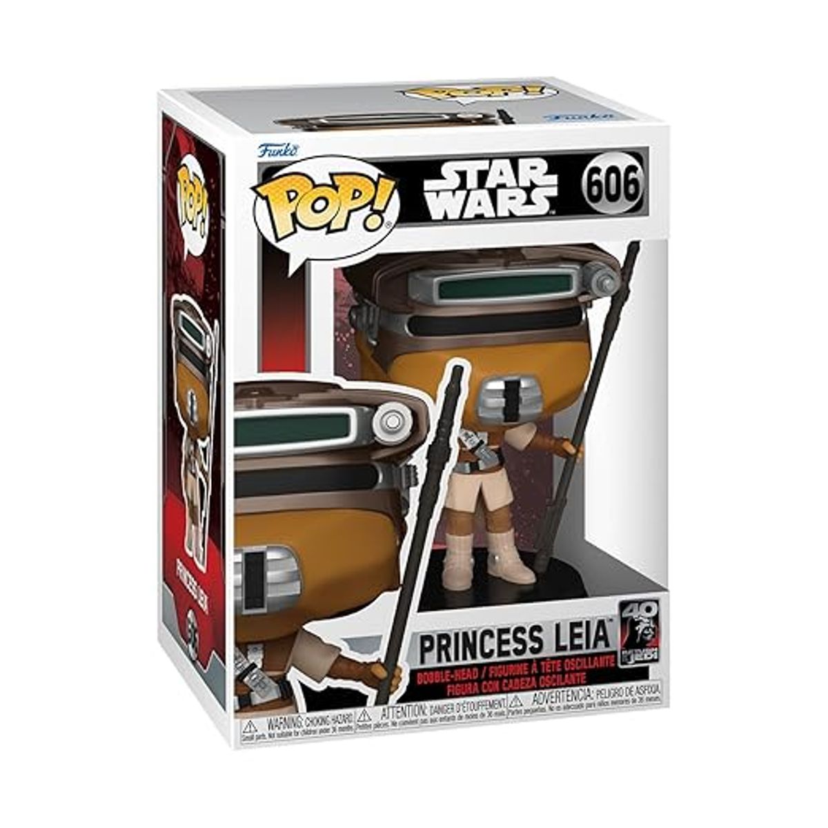 FUNKO - Funko Pop Princesa Leia 606 Star Wars