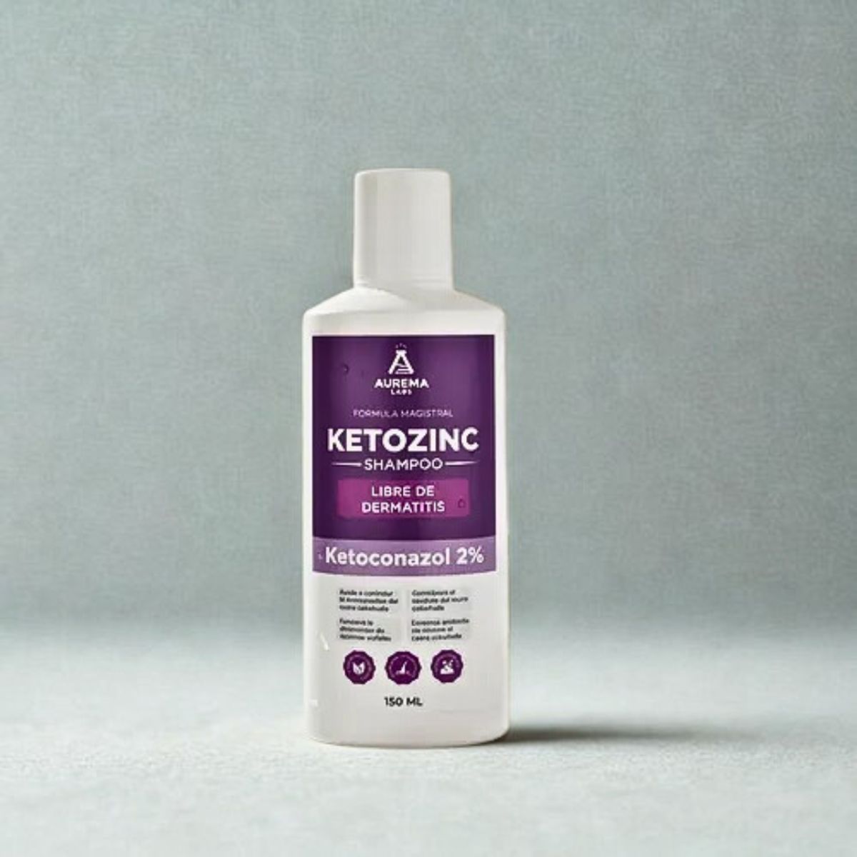 GENERICO - Shampoo Dermatologico Libre de Dermatitis Ketoconazol 2% - Ketozinc