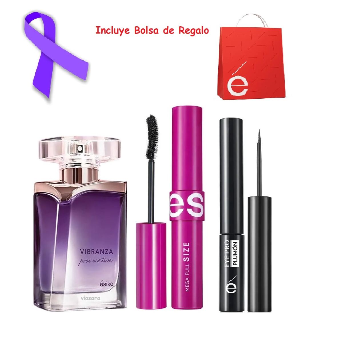 ESIKA - Perfume Vibranza Provocative Mega full size Delinead Liquido Plumon - Esika