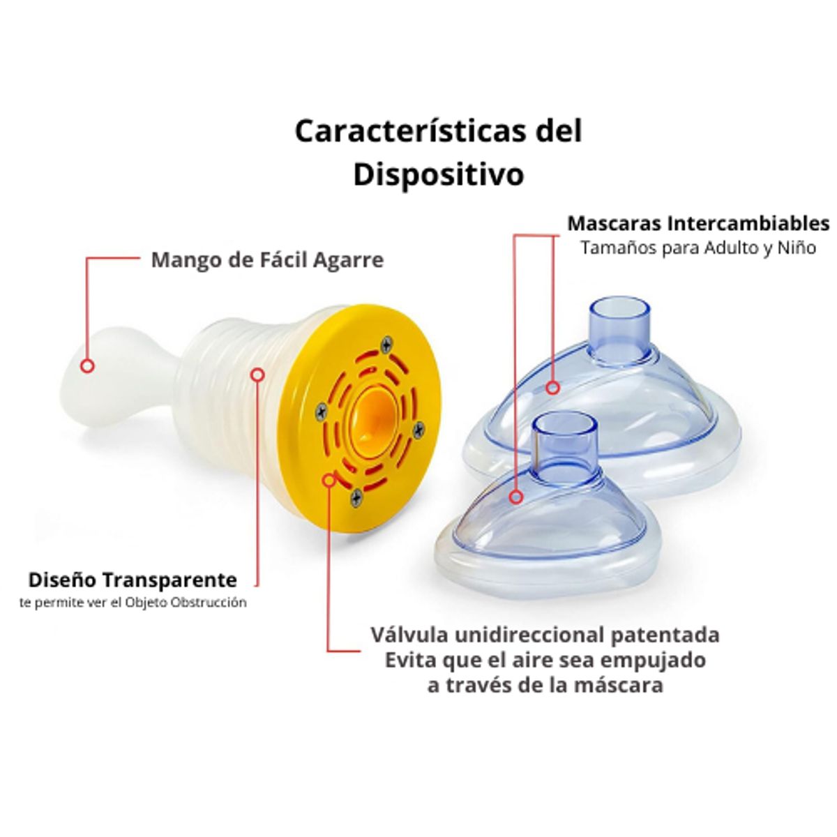 GENERICO - DISPOSITIVO DE RESCATE PARA ASFIXIA ANTI ATRAGANTAMIENTO