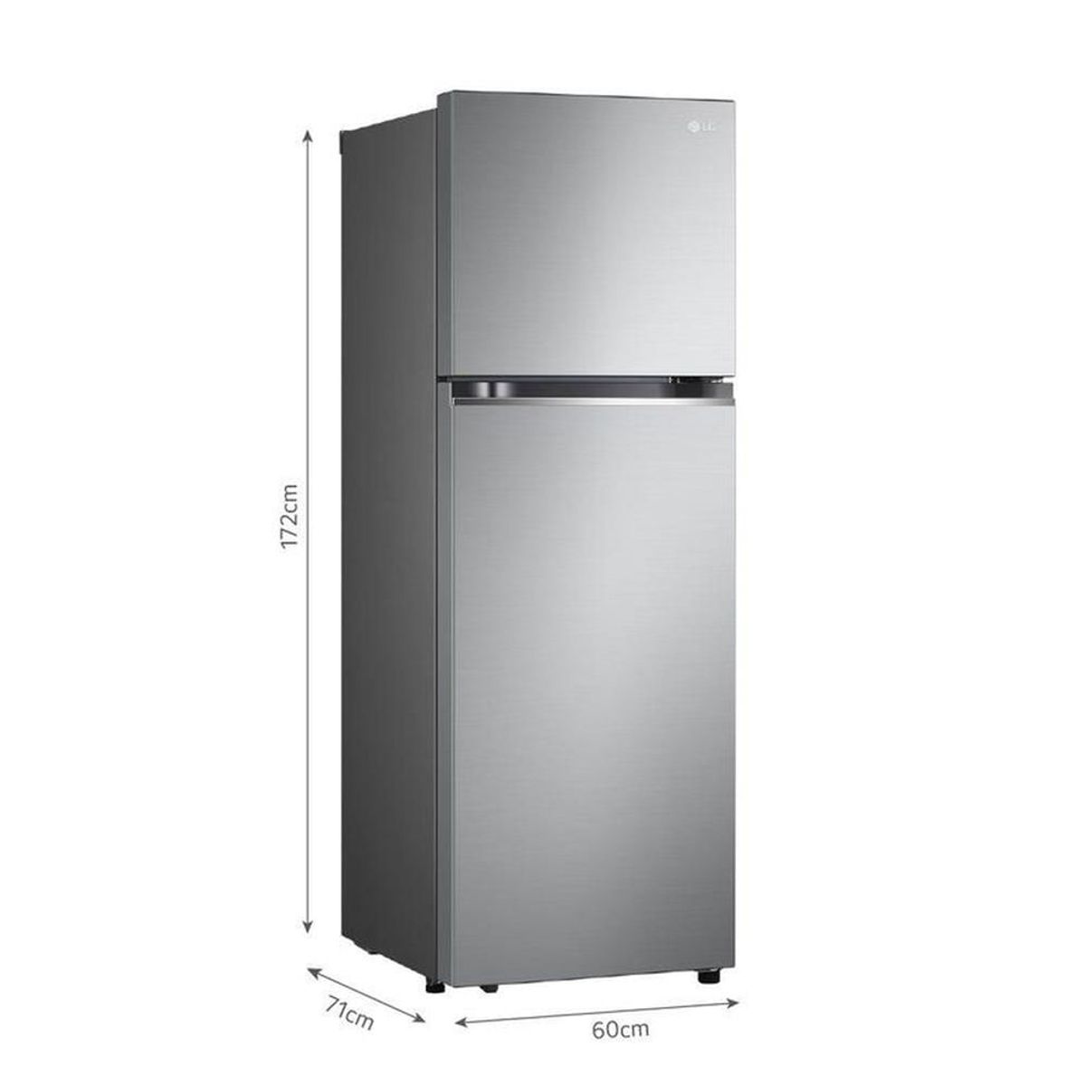 LG - Refrigeradora LG Top Freezer GT33BPP Door Cooling 335L