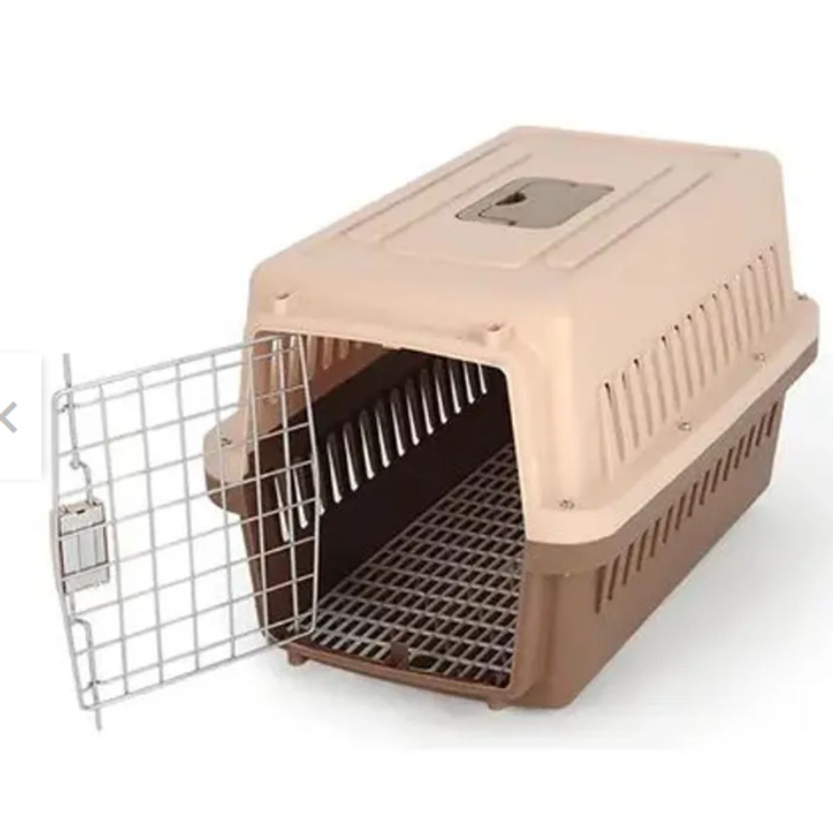 GENERICO - KENNEL L70 - TRANSPORTADOR PARA MASCOTAS - MARRÓN