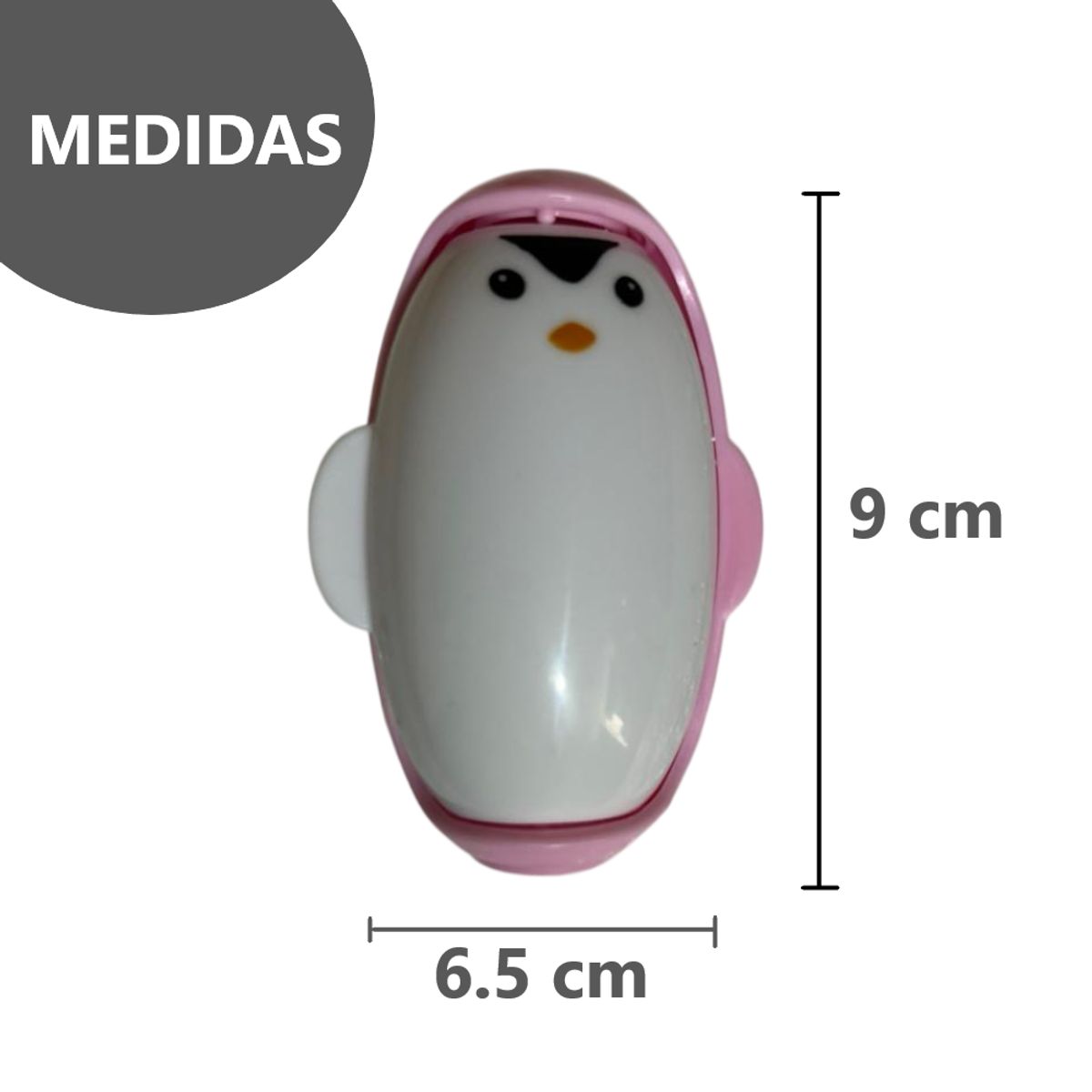 GENERICO - Quita pelusas de pingüino tipo rodillo lavable reutilizable con fuerte adhesivo - Rosado