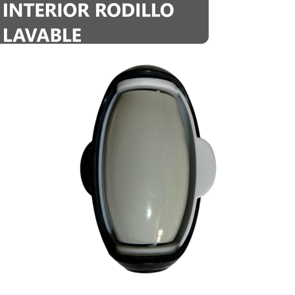 GENERICO - Quita pelusas de pingüino tipo rodillo lavable reutilizable con fuerte adhesivo - Negro